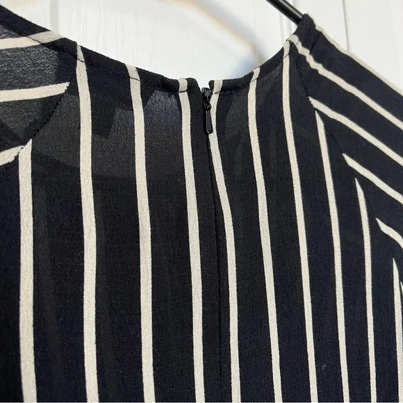 Top Shop MIDI Stripped Dress Size 4 - Picture 7 of 9